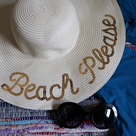 beach please floppy hat